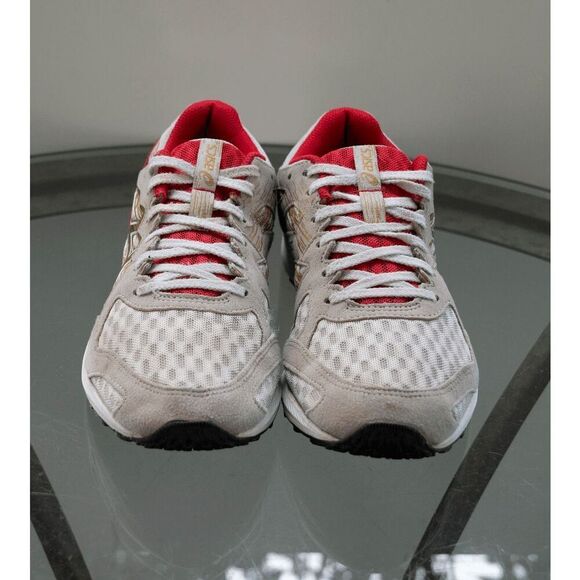 ASICS Lyteracer Tan‎ Red Gold Women's Sneaker Size 6.5 - Picture 8 of 8